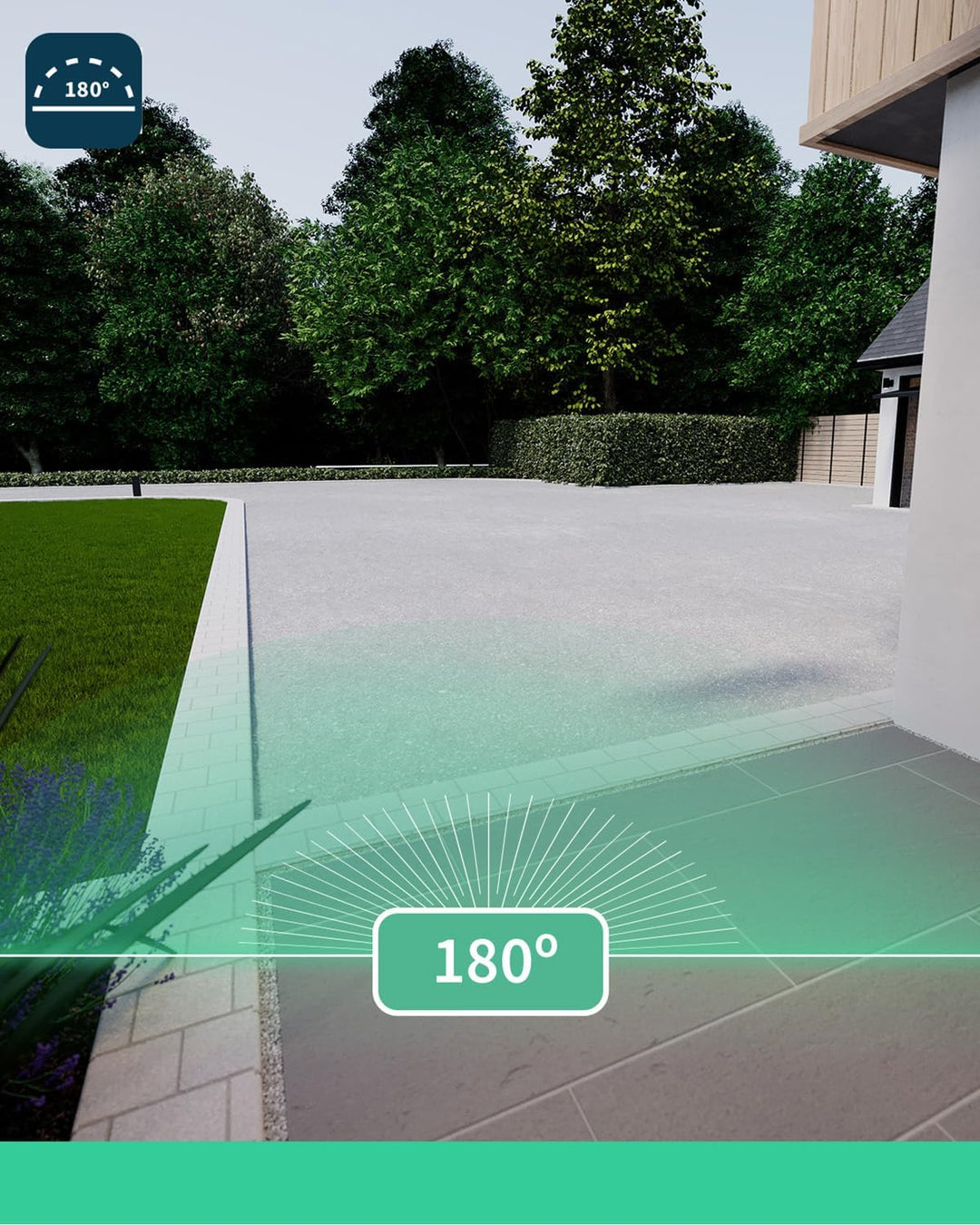 Arlo Video Doorbell, 1080p, 25% grösseres Sichtfeld, WLAN, Bewegungsmelder, 2-Wege-Audio, Sirene, Na