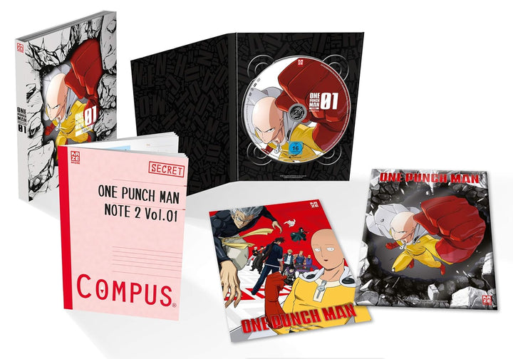 One Punch Man - Staffel 2 - Vol. 1 - [DVD] mit Sammelschuber, DVD