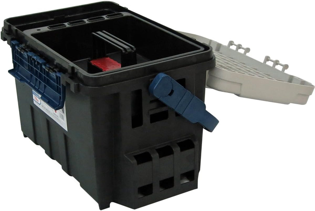 Meiho Box Seat Bucket Mouse BM-9000 - Angelkasten 542 x 340 x 350 mm, Angelkoffer mit 35 Liter Volum