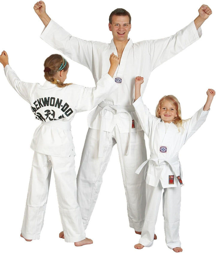 Taekwondoanzug to Start mit Rückendruck 200 wei�, 200 wei�