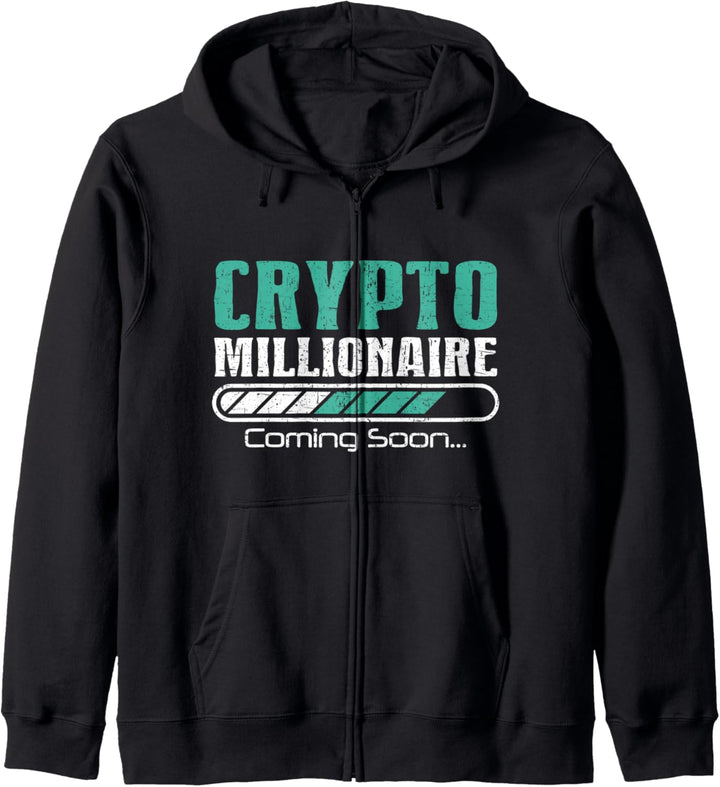 Bitcoin Crypto Lustige Krypto Währungsblockkette Kapuzenjacke