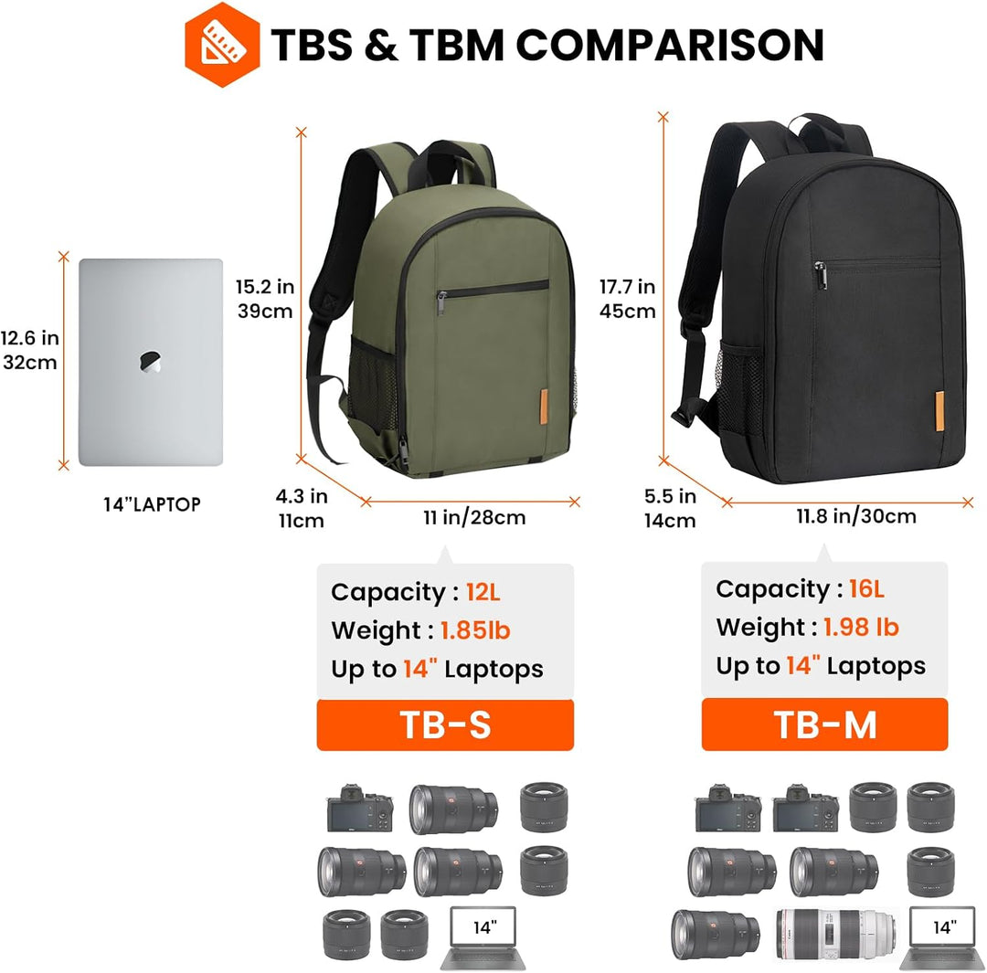 TARION Kamerarucksack Klein Fotorucksack Kameratasche: Kamera Rucksack Kompakt Kamerarucksäcke Leich
