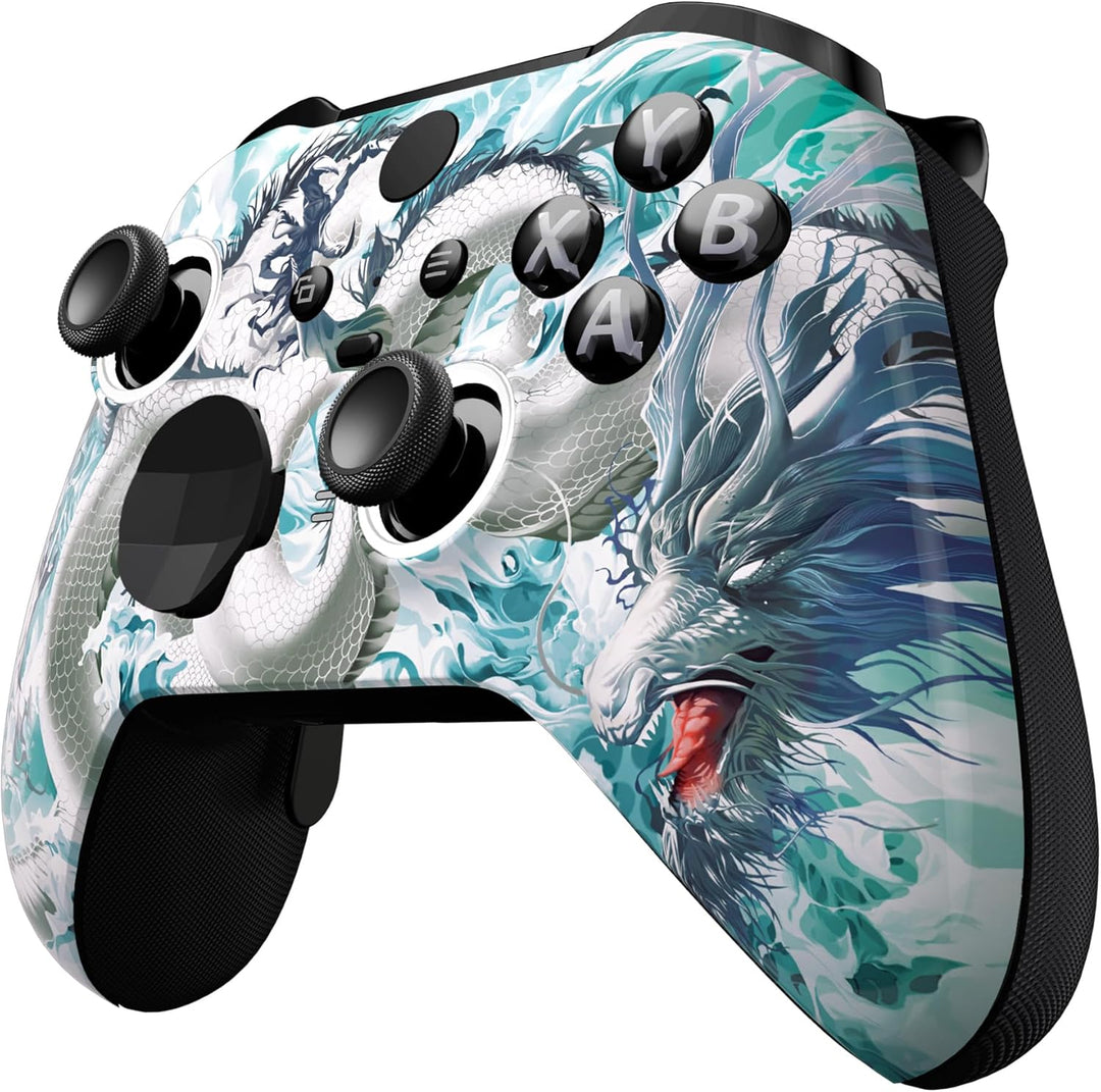 eXtremeRate Front Gehäuse Case für Xbox Elite Series 2/2-Core Controller,DIY-Ersatz Hülle&Thumbstick
