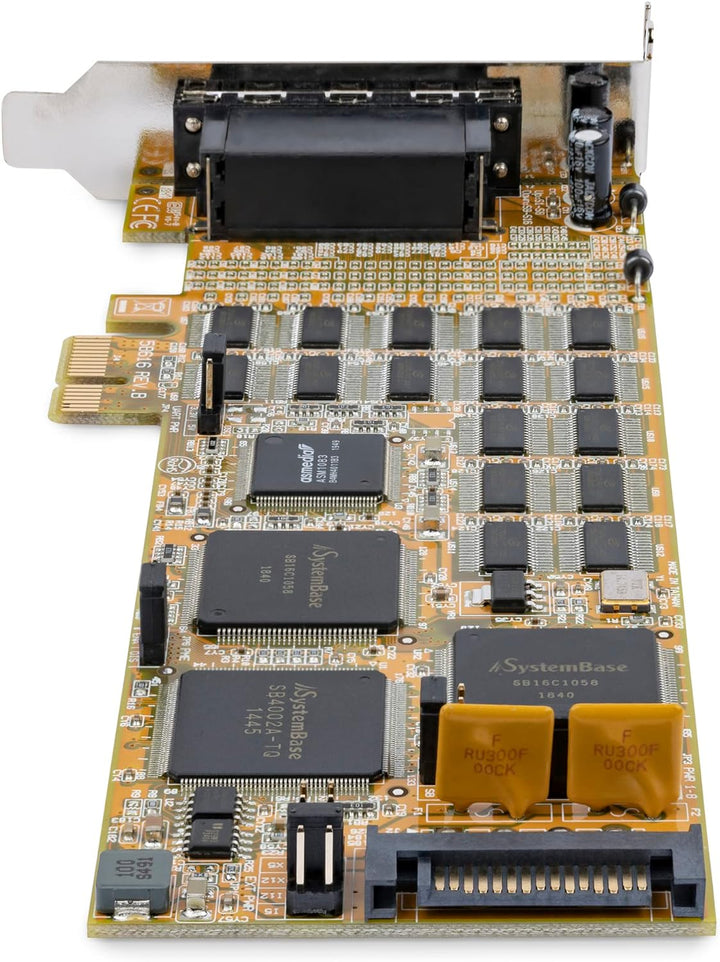 StarTech.com PCI Express Serielle Karte - 16 DB9 RS232 Ports - Niedrig + Vollprofil - Serieller Adap