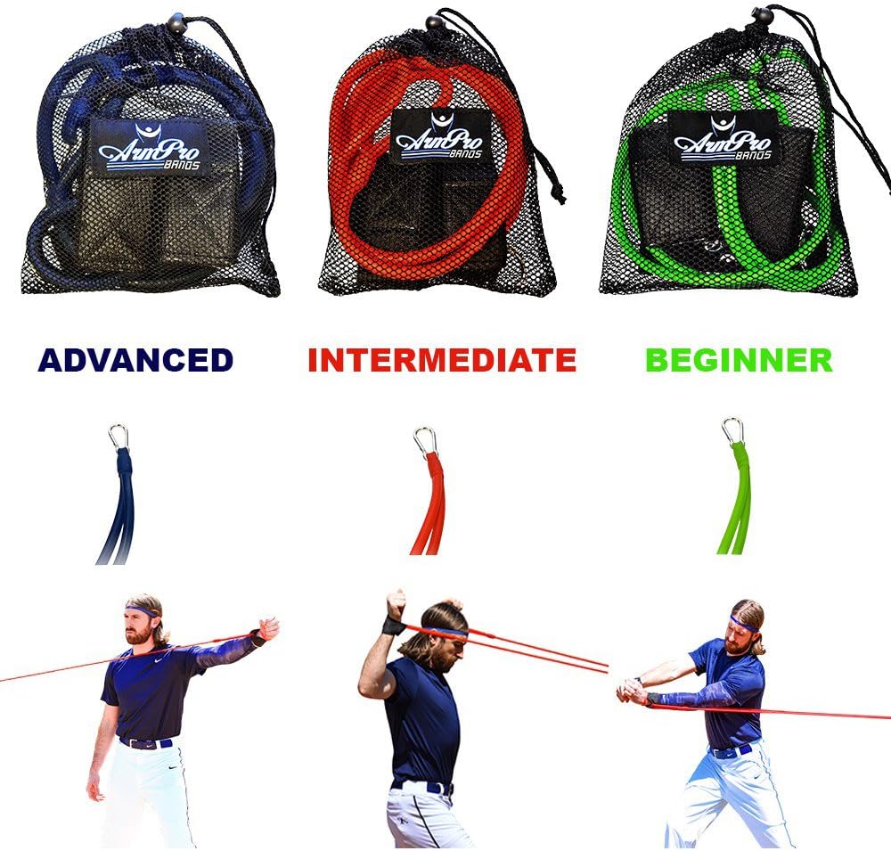 Arm Pro Bands - Widerstandstraining Bands für Baseball und Softball Armstärke und Konditionierung. E