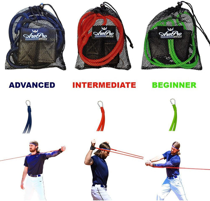 Arm Pro Bands - Widerstandstraining Bands für Baseball und Softball Armstärke und Konditionierung. E