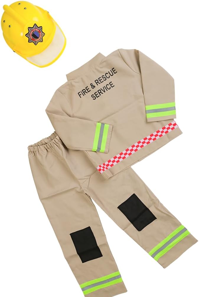 PRETEND TO BEE 1340 Notdienste Fire Fighter Fancy Dress, Multicoloured, 5-7 Jahre