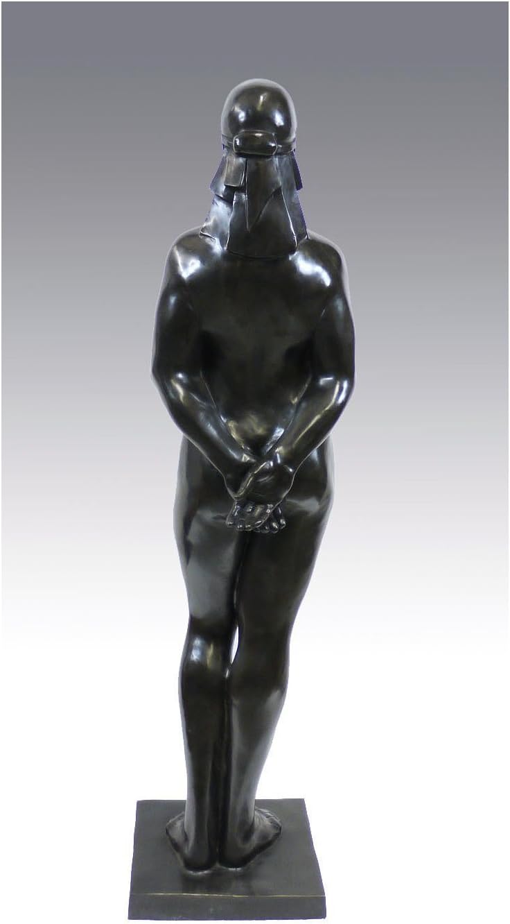 Grosse Moderne Bronzefigur - Stehender Frauenakt - Gaston Lachaise Skulptur - Moderne Kunst Figur -