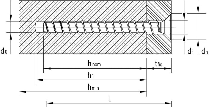 HECO SCHRAUBEN Multi Monti -plus 6,0, tx 6,0x40-100 stück