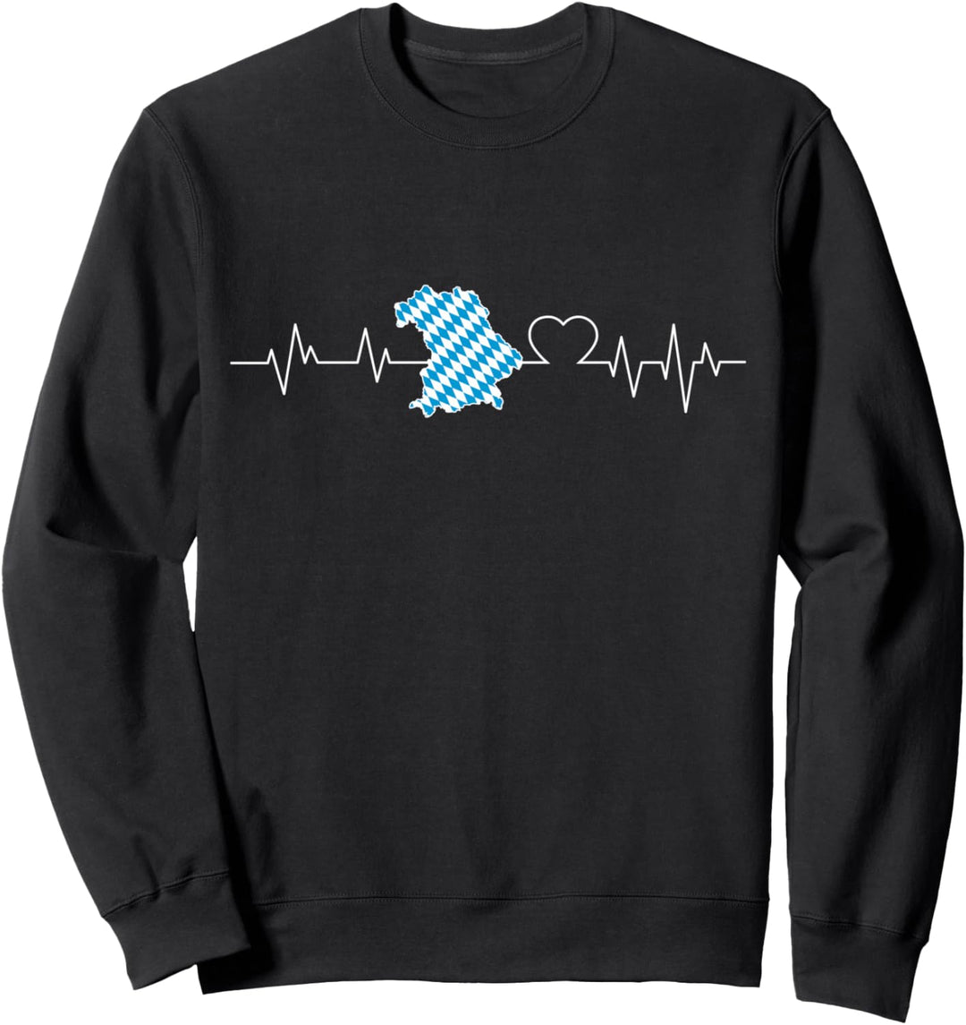 Bayern Herzschlag Freistaat Bayern Bayrisches Bayrisch Sweatshirt