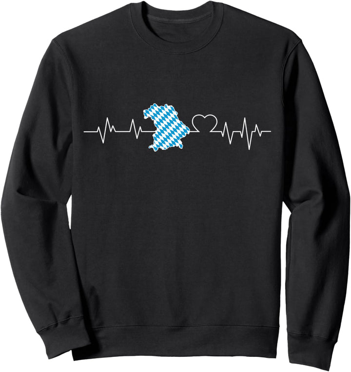Bayern Herzschlag Freistaat Bayern Bayrisches Bayrisch Sweatshirt