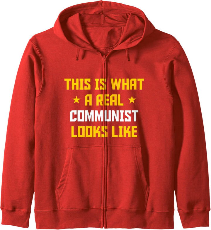 So sieht ein echter kommunistischer aus Kapuzenjacke