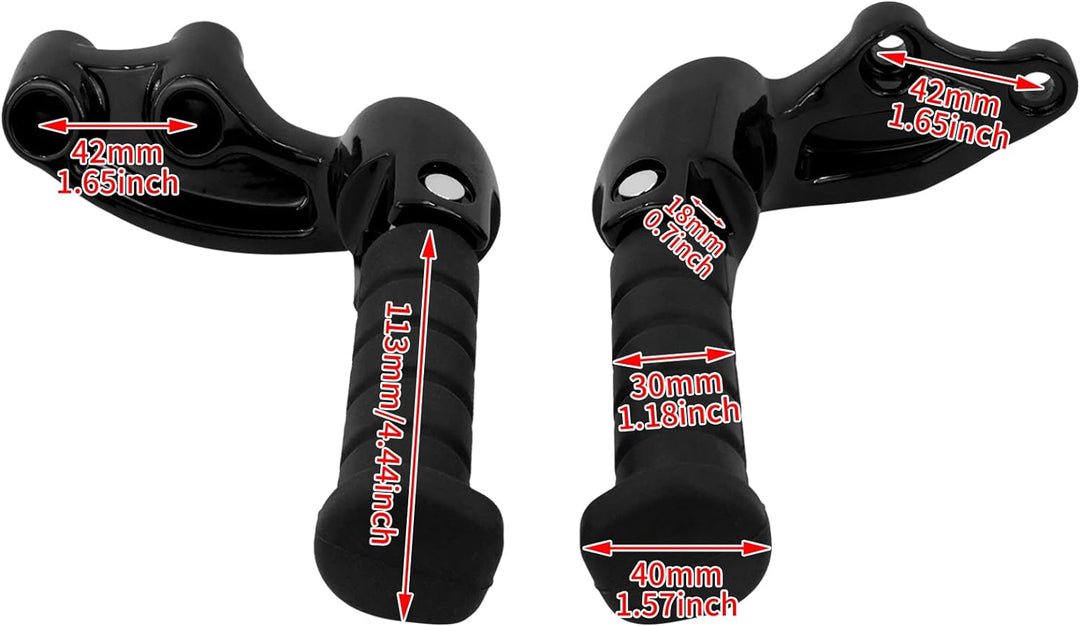 HCmotorku Motorrad-Fussrasten für hintere Beifahrerfussstütze, passend für Indian Scout 2015–2023 Sc