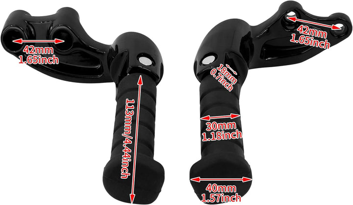 HCmotorku Motorrad-Fussrasten für hintere Beifahrerfussstütze, passend für Indian Scout 2015–2023 Sc