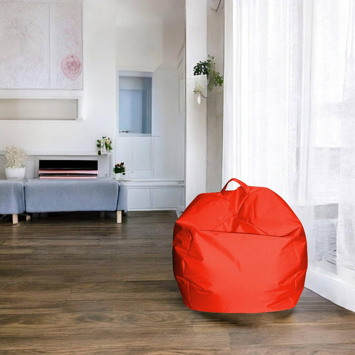 Dmora Eleganter Sitzsack, orange Farbe, Masse 65 x 50 x 65 cm, Arancione