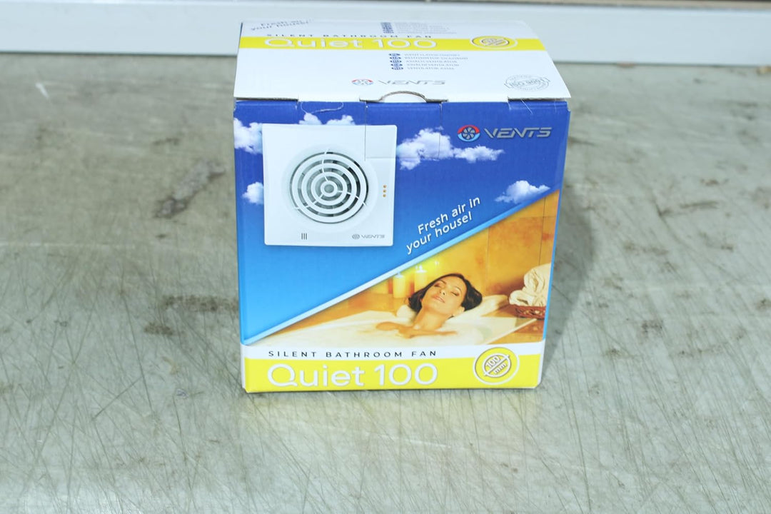 Der Lüfter / Badlüfter / Ventilator / ORIGINAL / Vents 100 QUIET TIMER / Nachlauf / sehr leise 24 dB
