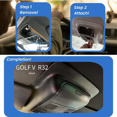 CASPORT Dachhimmel am Brillenfach löst Sich selbstgemacht Reparaturset einfach ersatz für Golf MK5 2