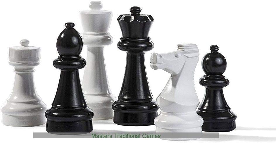 Rolly Toys 218912 - rollySchachspiel für den Garten (16x weisse und 16x schwarze Figuren, max. Höhe