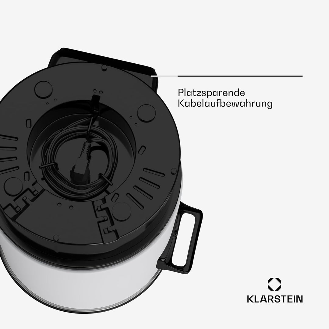 Klarstein Einkochautomat mit Hahn, 27L Digital-Einkochautomat, 1800W Edelstahl-Einkochtopf, Einkocha