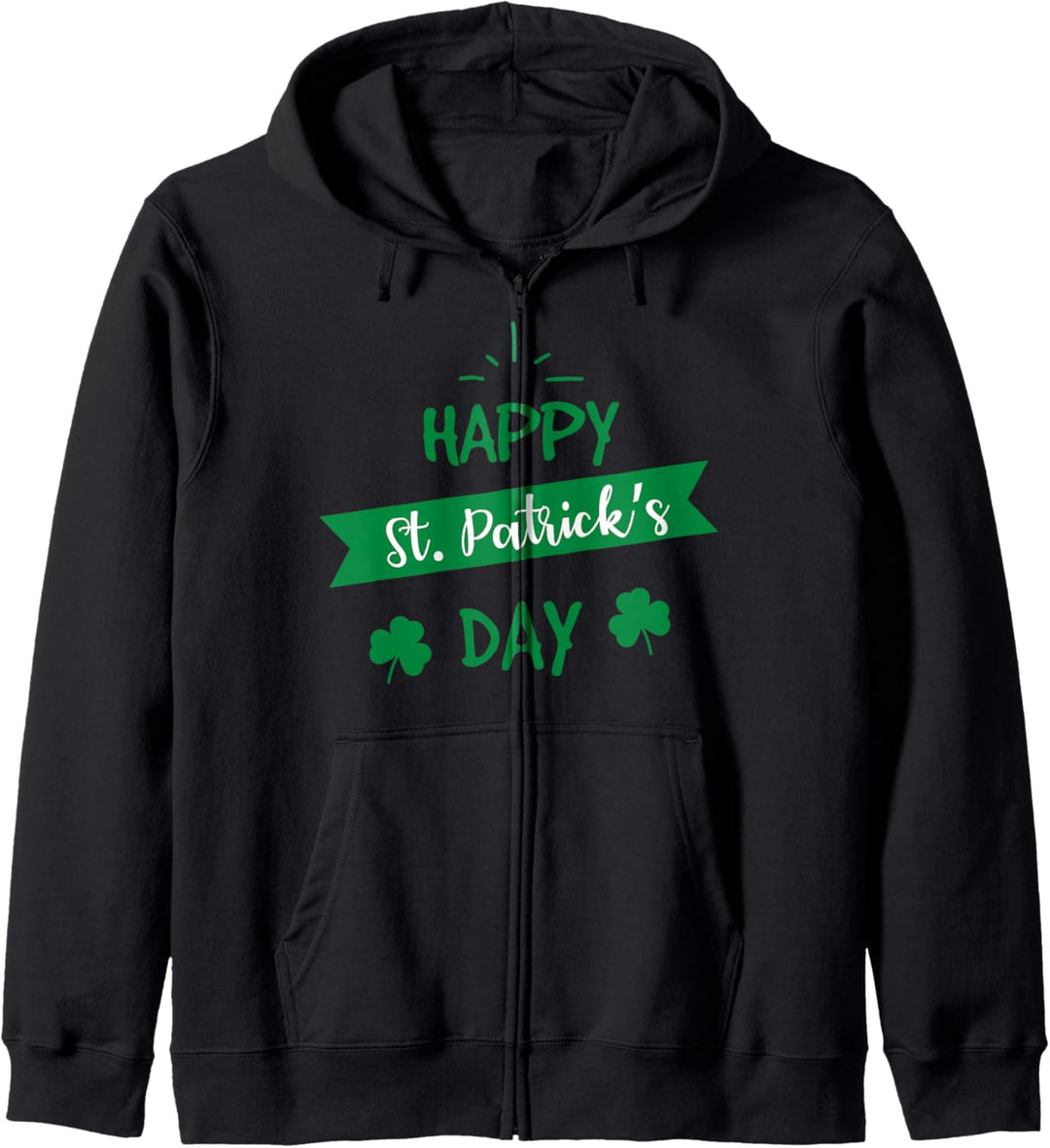 Happy St. Patrick´s Day Irisch Irland Kleeblatt Kapuzenjacke