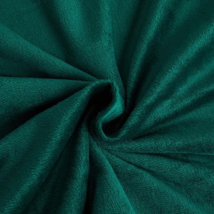DXHOME Winter Plüsch Bettwäsche 200x220cm Grün Dunkelgrün Grau Fleece Flauschig Winterbettwäsche Mic