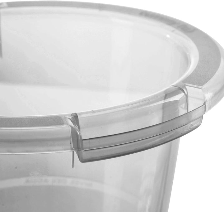 tummy tub das Original - Badeeimer kippsicher, rutschfest und schadstofffrei, grau, für Kleinkinder