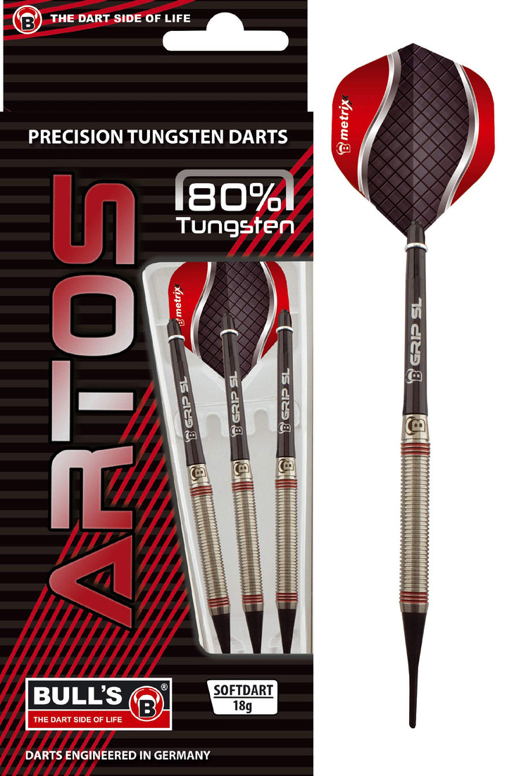 BULL'S Artos Soft Dart, kupfer, 18g Red 18g, Red 18g