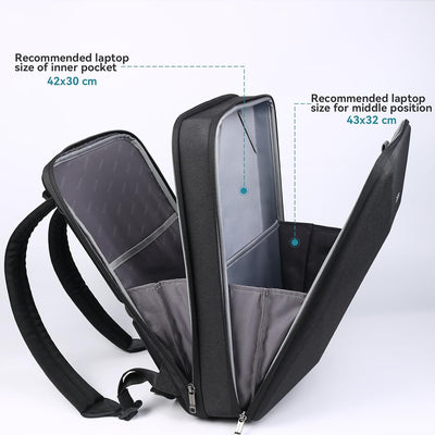 Smatree Laptop Hartschalen Rucksack für Männer, Kompatibilität mit 17,3 Zoll MSI GF76/Acer Nitro 5/A
