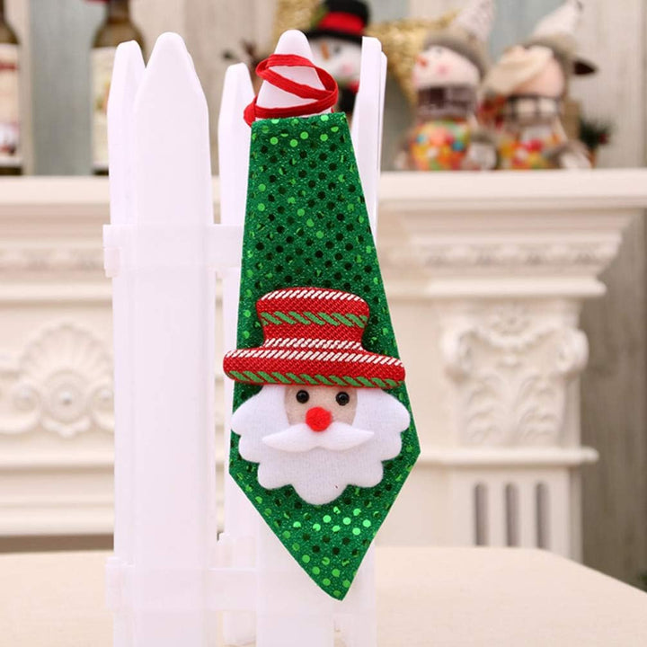 Amosfun 3 Stück Leuchtende Weihnachtskrawatte Led Mit Pailletten Weihnachts Schlips Für Herren Und D