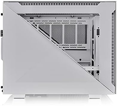 Thermaltake Divider 200 TG Snow | Micro-ATX-PC-Gehäuse | 3 x gehärtetes 3mm Glasseitenteil | weiss 2