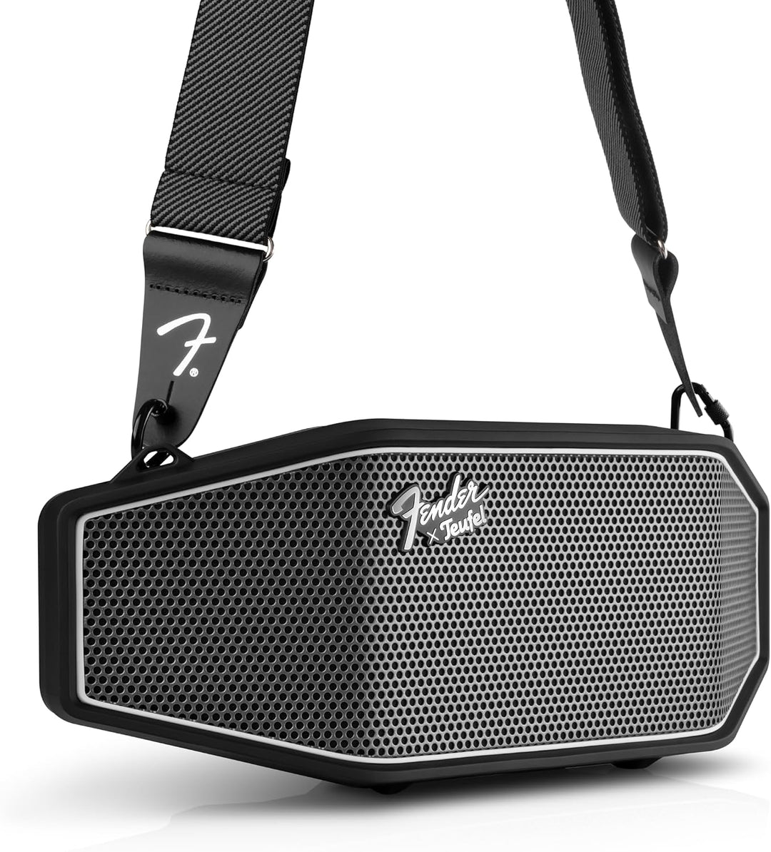 Teufel Fender x ROCKSTER Cross 2 Tragbarer Bluetooth Lautsprecher | für drinnen und draussen, mit La