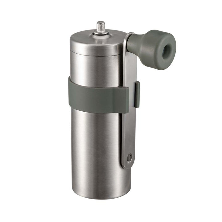 HARIO O-VMM-1-HSV V60 Kaffeemühle aus Metall, 17 g, Silber, hergestellt in Japan, Mühle