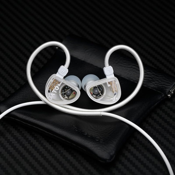 Truthear Gate In-Ear-Kopfhörer, dynamischer Treiber, 3,5 mm, austauschbares Kopfhörerkabel, mit Mikr