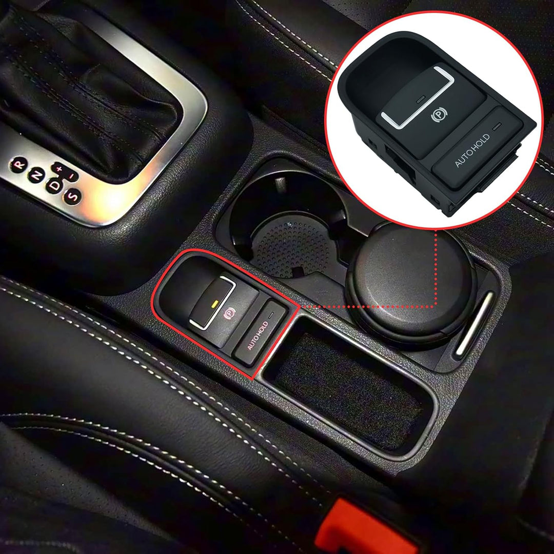 ZEALfix  EPB Elektrische Handbremse Feststell Bremsschalter Schalter 5N0927225A für Sharan Tiguan Al