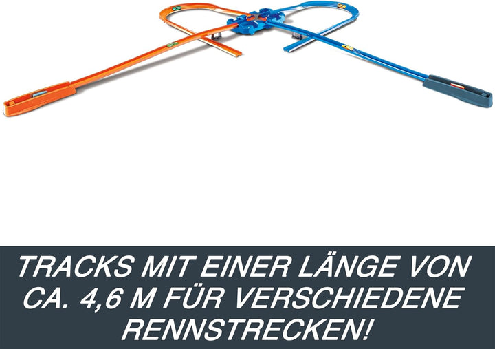 Hot Wheels GGP93 - Track Builder Stunt Box, Spielzeug Autorennbahn, Kinderspielzeug-Geschenkset für
