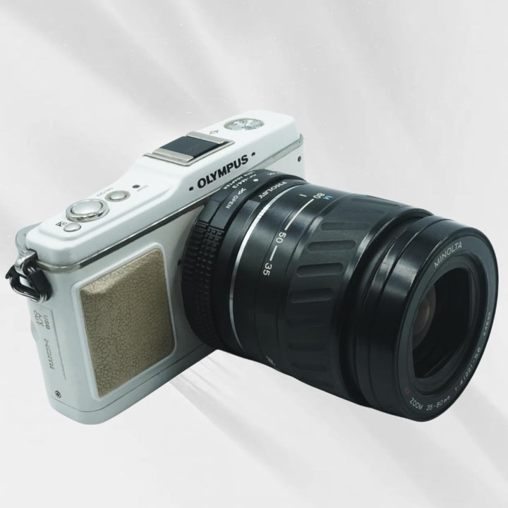 PHOLSY Objektivadapter mit Blendenring AF auf MFT Kompatibel mit Sony A Minolta AF Mount Objektiv au