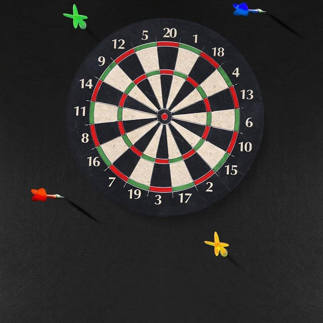 Dartboard Wandschutz - Dartboard Zubehör | Robuste Schwarz Abnehmbare Matte Für Spielzimmer Garage K