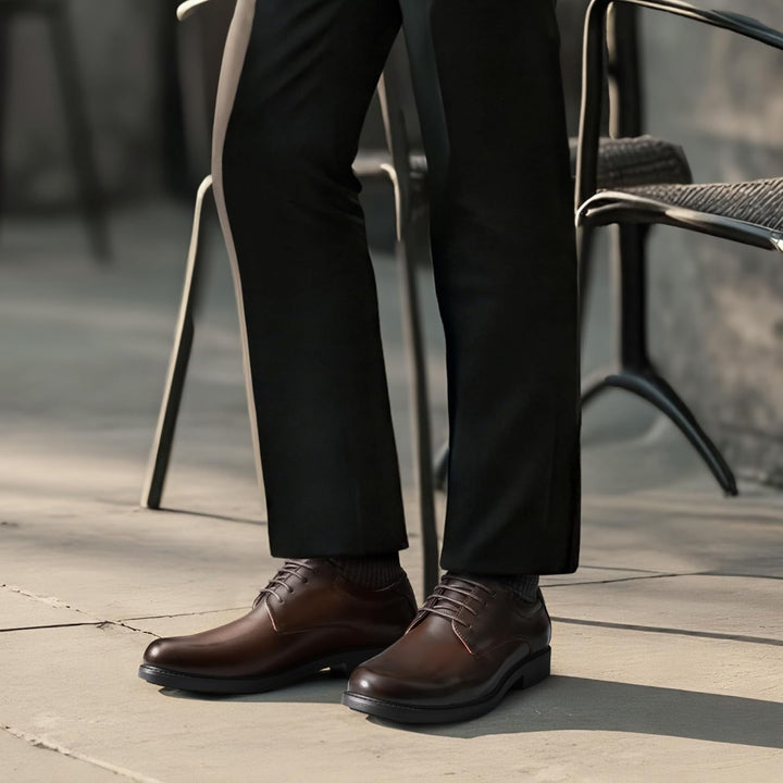 Bruno Marc Herren Anzugschuhe Männer Business Schnürer Derby ins Büro 41.5 EU Dunkelbraun, 41.5 EU D
