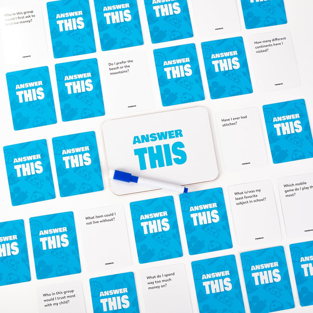 Answer This - English - How Well Do You Know Your Friends? - Fun Party Card Game for Teens & Adults