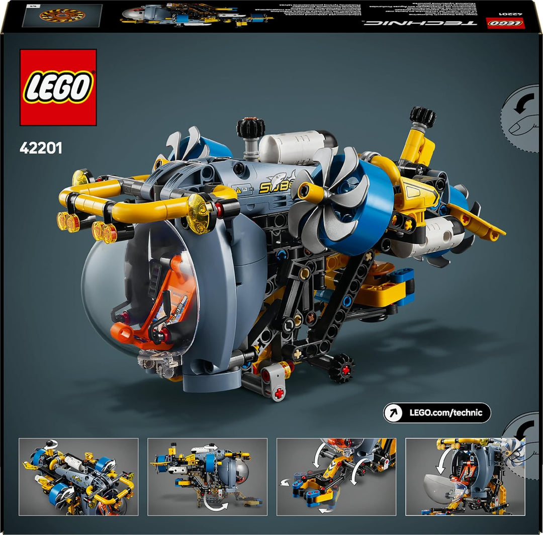 LEGO Technic Tiefseeforscher U-Boot Spielzeug, Bauspielzeug für Kinder, Jungen und Mädchen ab 9 Jahr