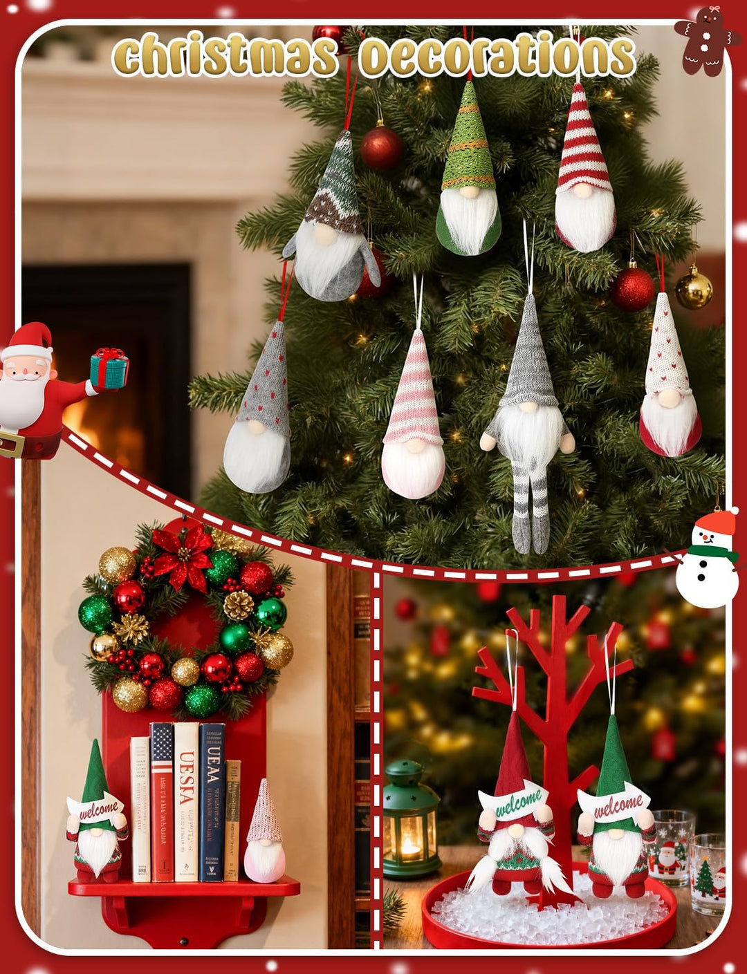 Wichtel Adventskalender 2025, Neu 24 Tage Weihnachten Countdown Kalender mit 24 Wichtels, Überraschu