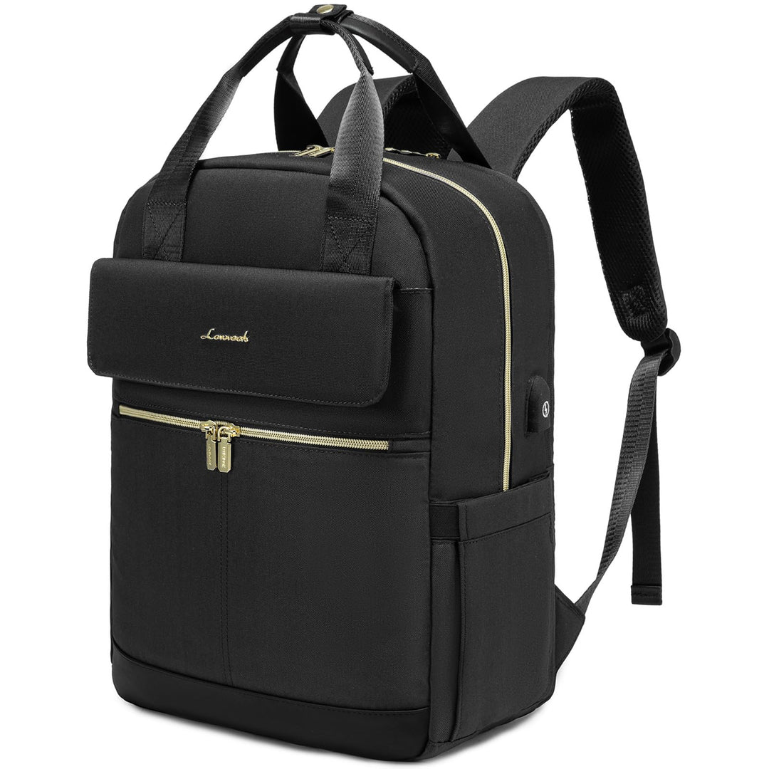 LOVEVOOK Rucksack Damen Gross, 17 Zoll Laptop Schulrucksack Teenager Mädchen mit Laptopfach, Reiseru