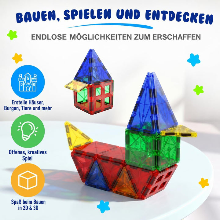 Desire Deluxe Zeug für Kinder, Lernspielzeug für Jungen und Mädchen, 3 4 5 6 7 8 Jahre alt, XXL Set