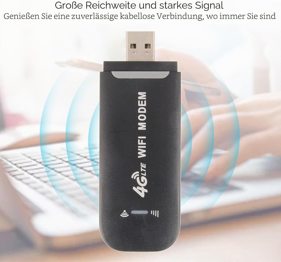 Yosoo Gear 4G LTE Dongle Tragbares, Surfstick Ohne Simlock Ohne Ertrag, Stick Für Kar 5G BLACK, BLAC