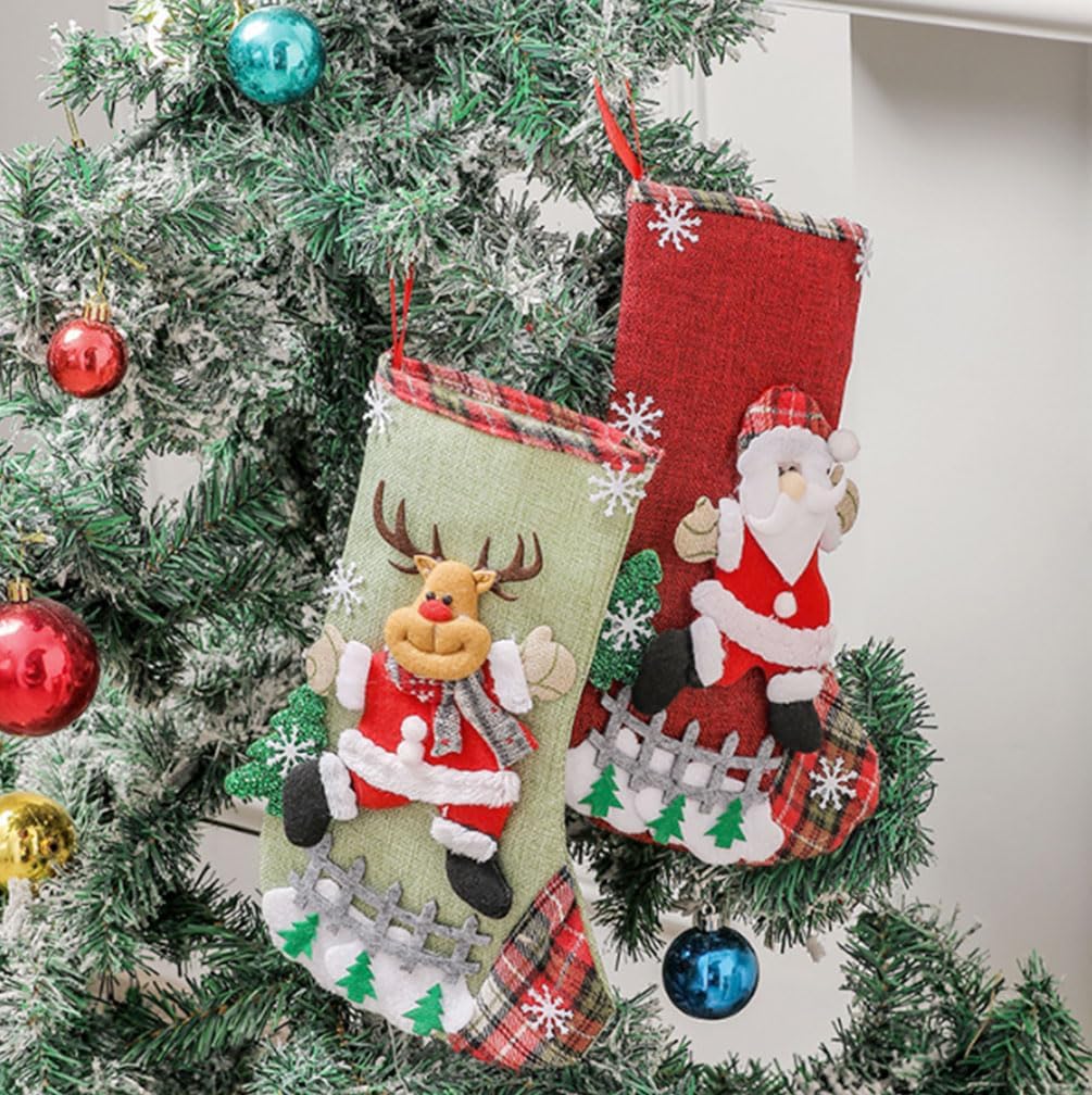 Weihnachtsstrumpf Nikolausstrumpf Set Nikolausstiefel Socken Weihnachtsstrumpf Geschenktüte Weihnach