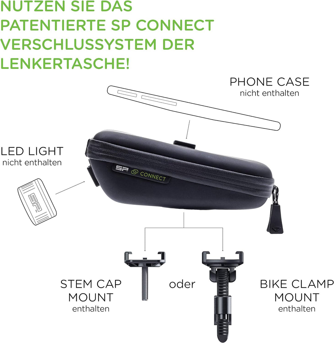 SP Connect Wedge Case || witterungsbeständig, 360° drehbarer Kopf Single, Single