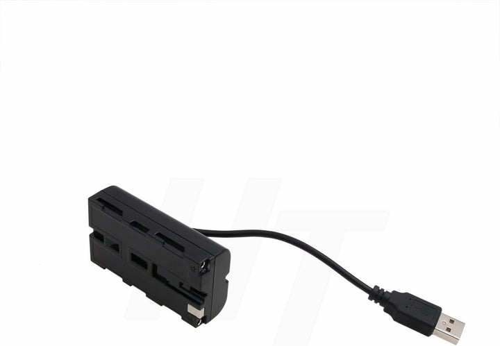 HangTon 5 V USB PowerBank auf NP-F970 F570 F550 Dummy-Akku Dummy-Adapter für Atomos Shogun Inferno N
