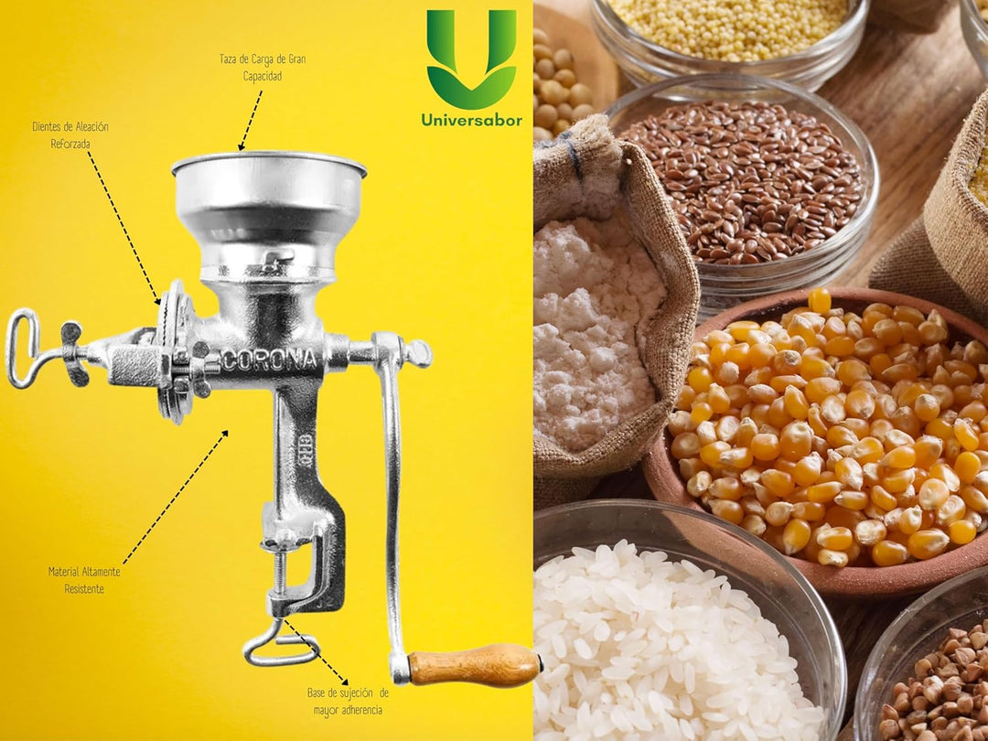 Crown Getreidemühle - Mais Schleifmaschine - Krone