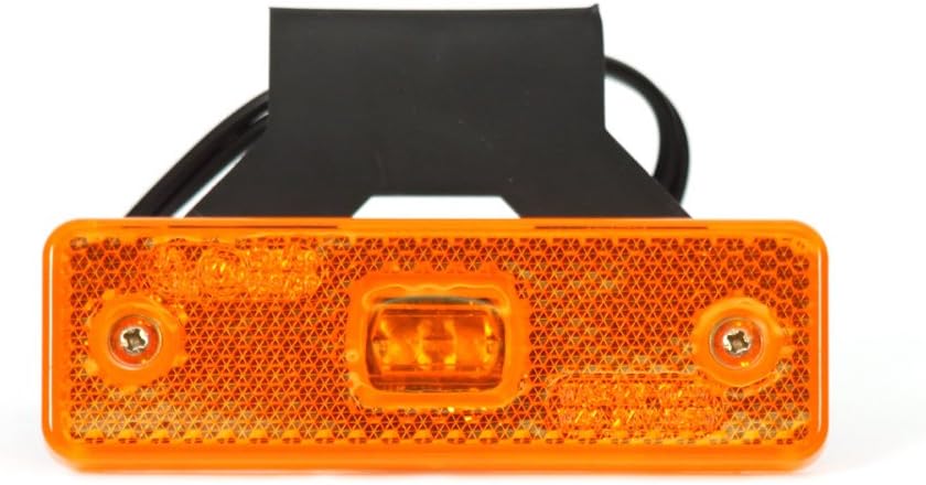 LED-MARTIN® 6er Sparset SU3 Umrissleuchte - inkl. Halter - gelb/orange - zugelassen für den Strassen