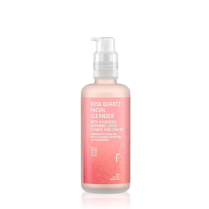 Milde Gesichtsreinigung 99,9% natürlich Rose Quartz Facial Cleanser (200 ml), 200 ml